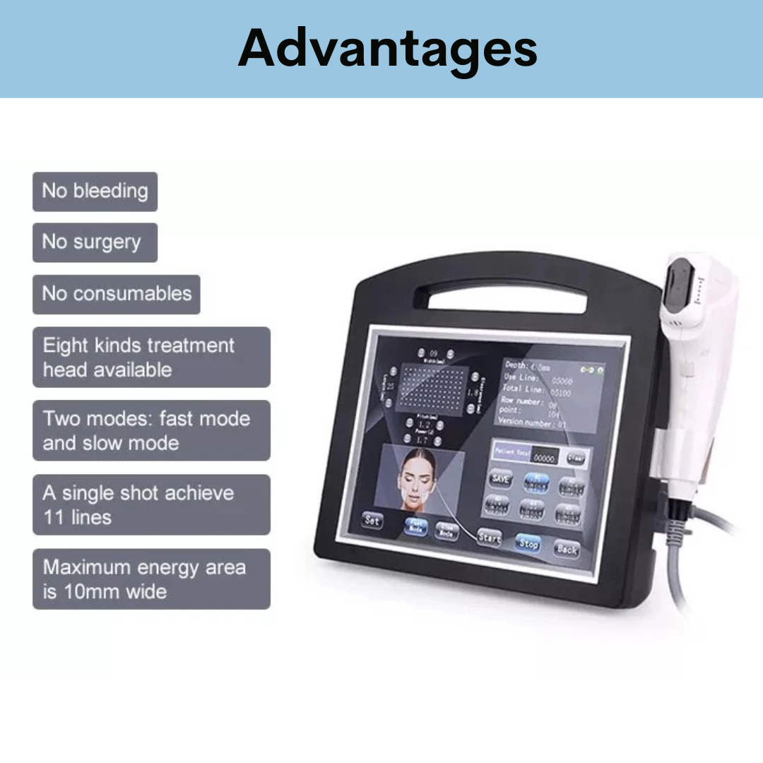 Máquina HIFU de estiramiento facial 9D