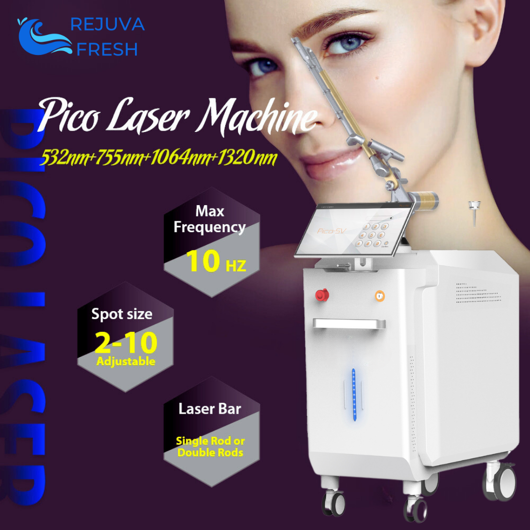 Dynamic 4 Wave Nano-Erase Tattoo Removal Laser Machine