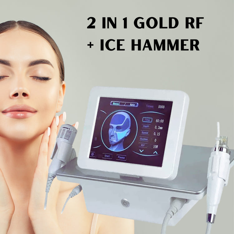 2 in 1 cold RF + Ice hammer 