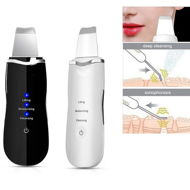 Premium Ultrasonic Skin Scrubber Facial Device