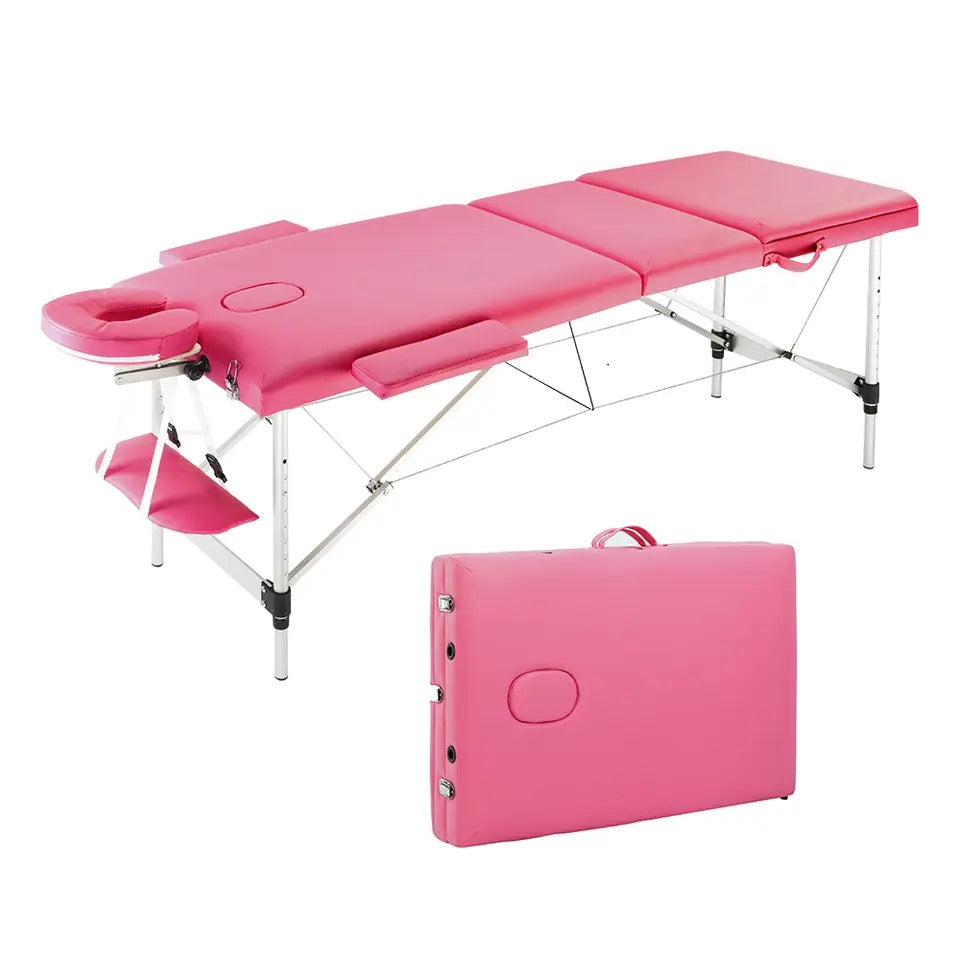 Table de massage portable avec mousse à mémoire de forme