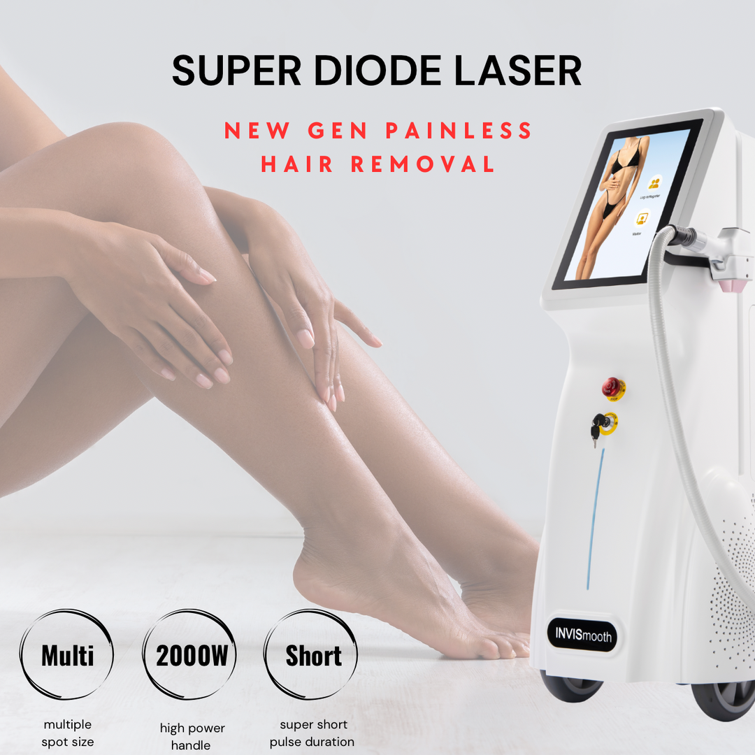 InviSmooth™️ Luxury Diode Laser (4 Wavelengths, Flexible Spot Size)