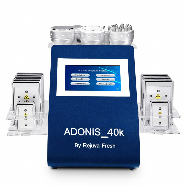 2026 Adonis™ II 40K 6 in 1 Cavitation Machine for Fat Blasting - front view