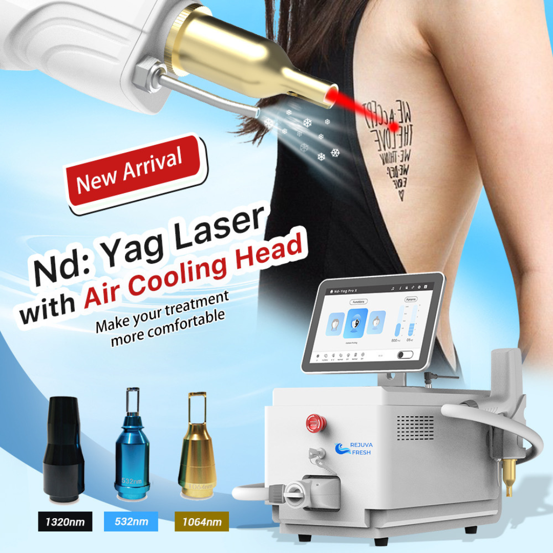 Laser de détatouage Bella Ink Pro avec souffleur d'air froid
