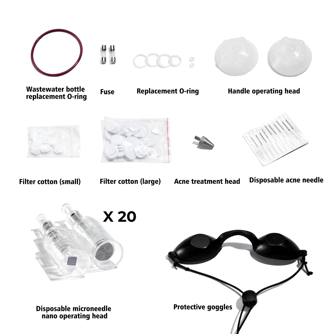 Essential Consumables for 18 in 1 Hydra Spa Infusion Ultra Glow